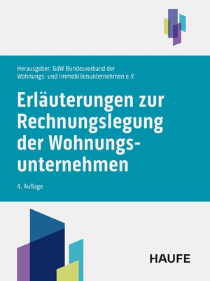 cover image of Erläuterungen zur Rechnungslegung der Wohnungsunternehmen